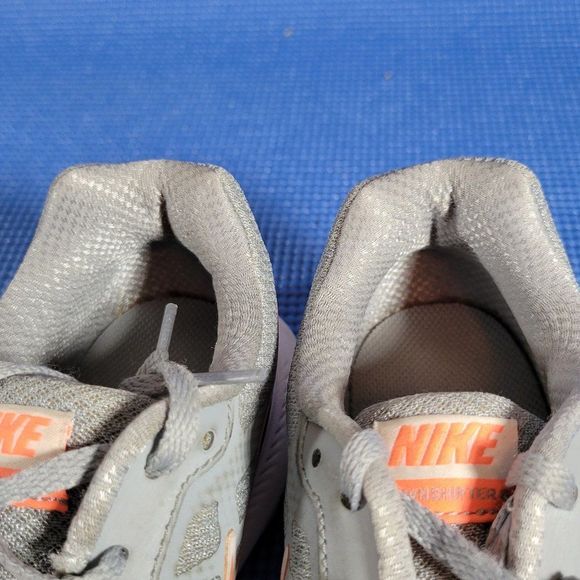 Nike Downshifter 6 Grey/Orange/White Athletic Shoes - Size 8 - 684765-004 - Picture 6 of 8